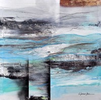 L'passo Benjamin, 30 x 30 Inch, Acrylic on Canvas, Abstract Paintings, AC-LPB-060 L'passo Benjamin, 30 x 30 Inch, Acrylic on Canvas, Abstract Paintings, AC-LPB-060